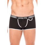 Schwarzer Herren Boxer Short 2003-68 von Look Me | Fesselliebe.de