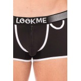 Schwarzer Herren Boxer Short 2003-68 von Look Me | Fesselliebe.de