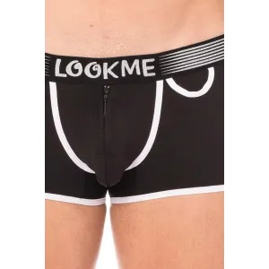 Schwarzer Herren Boxer Short 2003-68 von Look Me