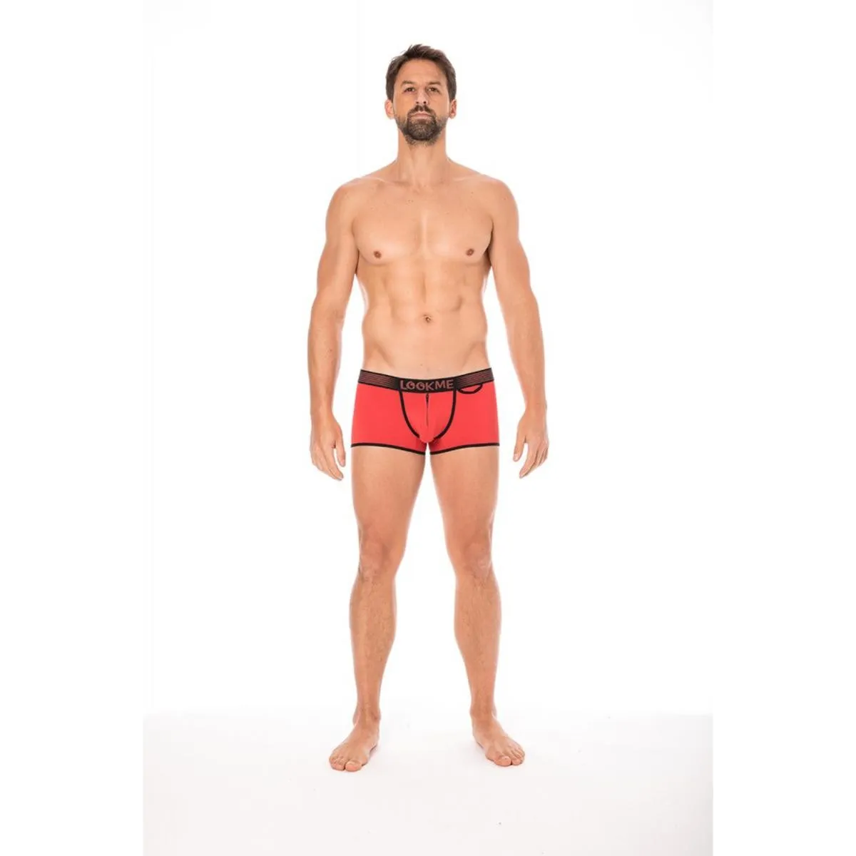 Roter Herren Boxer Short 2003-68 von Look Me | Fesselliebe.de