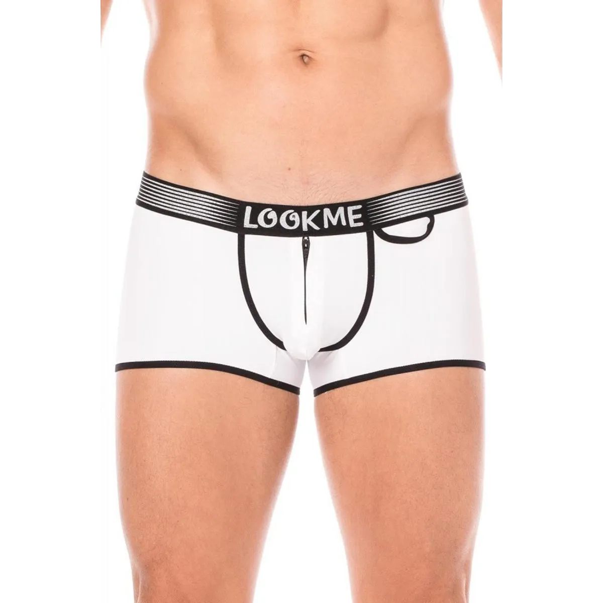 Weißer Herren Boxer Short 2003-68 von Look Me | Fesselliebe.de