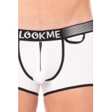 Weißer Herren Boxer Short 2003-68 von Look Me | Fesselliebe.de