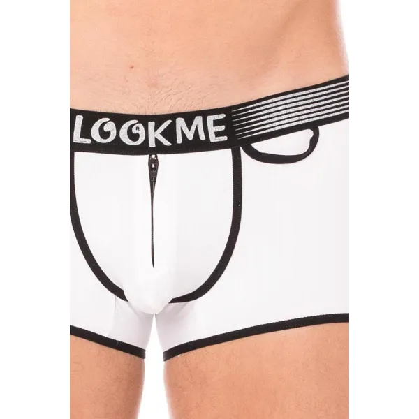 Weißer Herren Boxer Short 2003-68 von Look Me | Fesselliebe.de