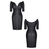 Schwarzes Minikleid BRMargherita001 von Demoniq Black Rose 2.0 Collection | Fesselliebe.de