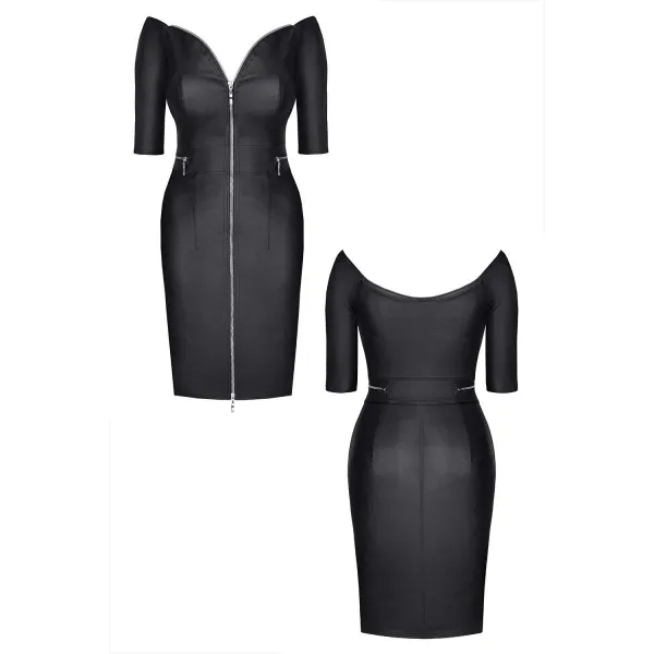 Schwarzes Minikleid BRMargherita001 von Demoniq Black Rose 2.0 Collection | Fesselliebe.de