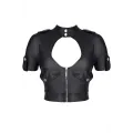 Schwarzes Damen-Top BREnrica001 von Demoniq Black Rose 2.0 Collection