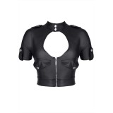 Schwarzes Damen-Top BREnrica001 von Demoniq Black Rose 2.0 Collection | Fesselliebe.de