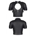 Schwarzes Damen-Top BREnrica001 von Demoniq Black Rose 2.0 Collection