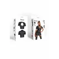 Schwarzes Damen-Top BREnrica001 von Demoniq Black Rose 2.0 Collection