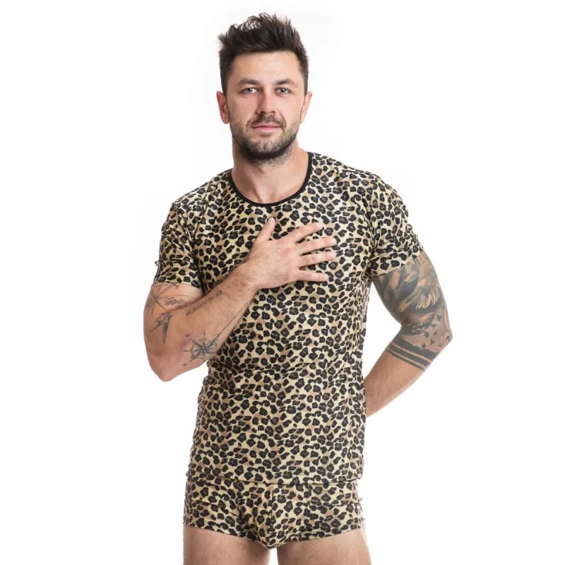 Herren T-Shirt 053556 leopard von Anais for Men | Fesselliebe.de
