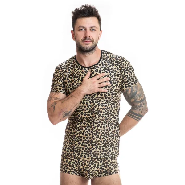 Herren T-Shirt 053556 leopard von Anais for Men | Fesselliebe.de