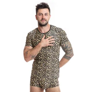 Herren T-Shirt 053556 leopard von Anais for Men | Fesselliebe.de