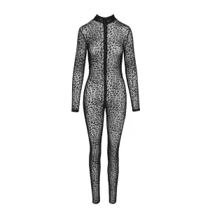 F285 Catsuit im Leoparden-Look von Noir Handmade