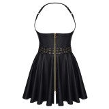 Schwarzes Minikleid CBAva001 von Demoniq Cash Baby Collection | Fesselliebe.de