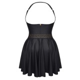 Schwarzes Minikleid CBAva001 von Demoniq Cash Baby Collection | Fesselliebe.de