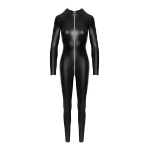 F293 Powerwetlook Catsuit mit Frontreißverschluss von Noir Handmade
