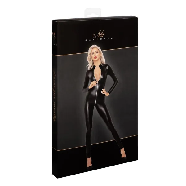 F293 Powerwetlook Catsuit mit Frontreißverschluss von Noir Handmade | Fesselliebe.de