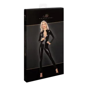 F293 Powerwetlook Catsuit mit Frontreißverschluss von Noir Handmade