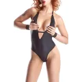 Schwarzer Body CBJennifer001 von Demoniq Cash Baby Collection