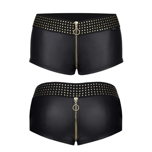 Schwarzer Damen Shorts CBMichelle001 von Demoniq Cash Baby Collection | Fesselliebe.de