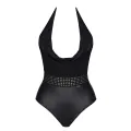 Schwarzer Body CBSamantha001 von Demoniq Cash Baby Collection