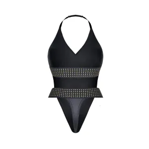 Schwarzer Body CBSusan001 von Demoniq Cash Baby Collection