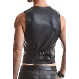 Herren Weste RMOliver001 schwarz von Regnes Fetish Planet | Fesselliebe.de