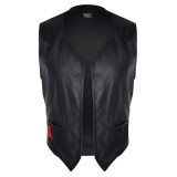 Herren Weste RMOliver001 schwarz von Regnes Fetish Planet | Fesselliebe.de