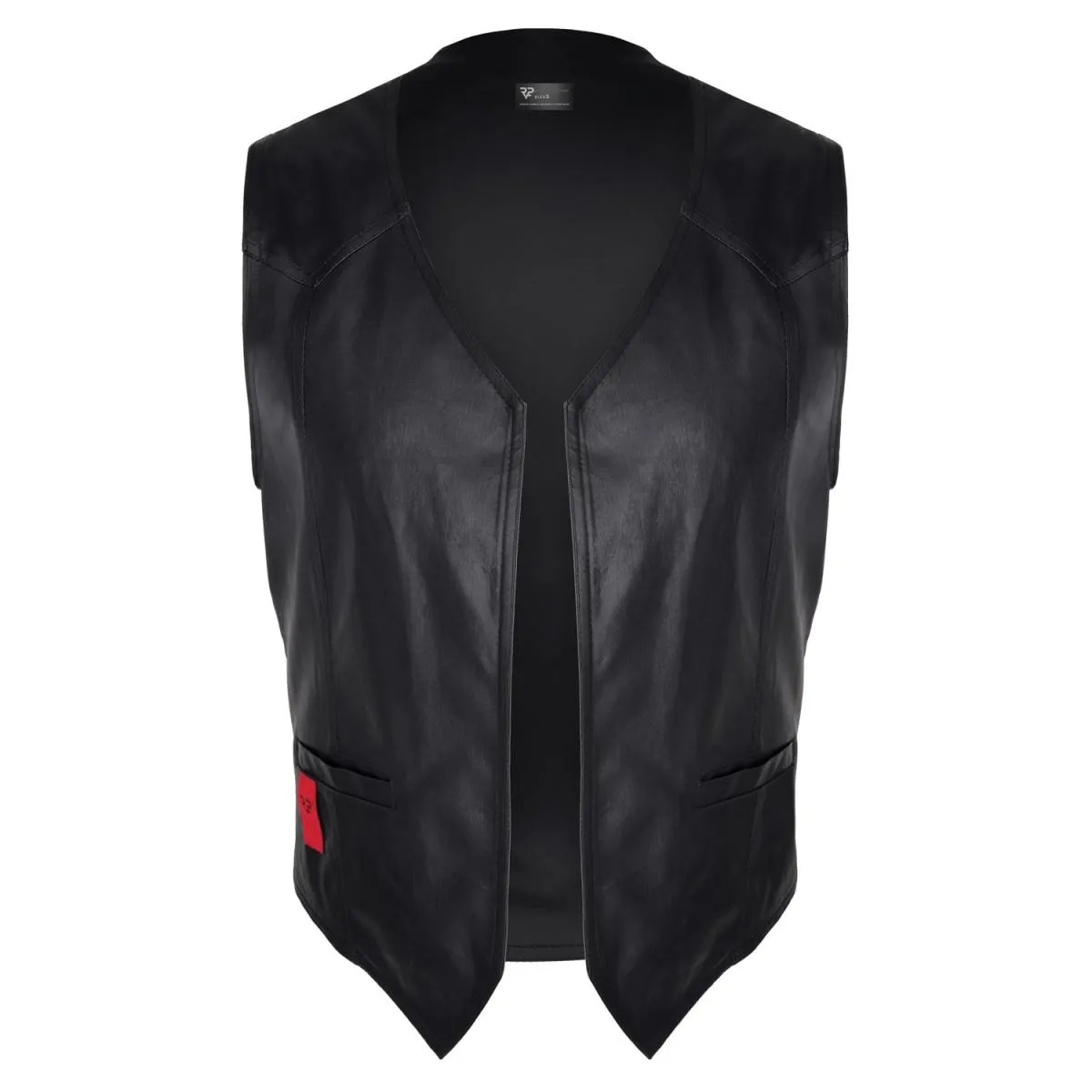 Herren Weste RMOliver001 schwarz von Regnes Fetish Planet | Fesselliebe.de