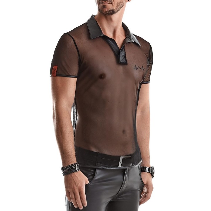 Herren T-Shirt RMRoberto001 schwarz von Regnes Fetish Planet | Fesselliebe.de