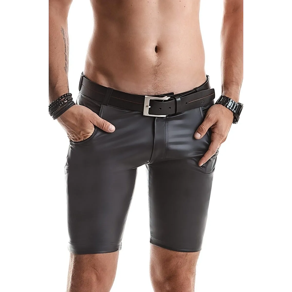 Herren Shorts RMVito001 schwarz von Regnes Fetish Planet | Fesselliebe.de