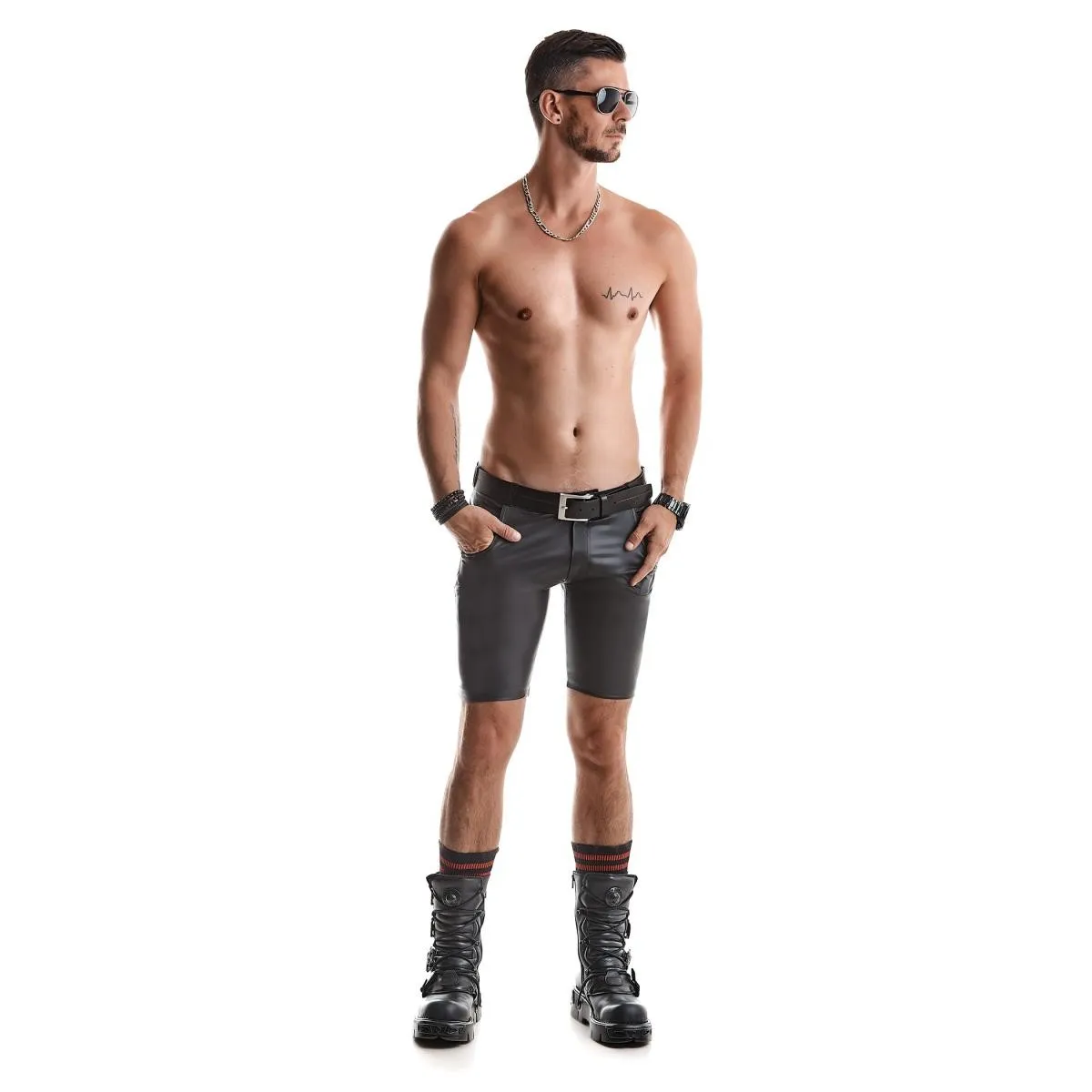 Herren Shorts RMVito001 schwarz von Regnes Fetish Planet | Fesselliebe.de
