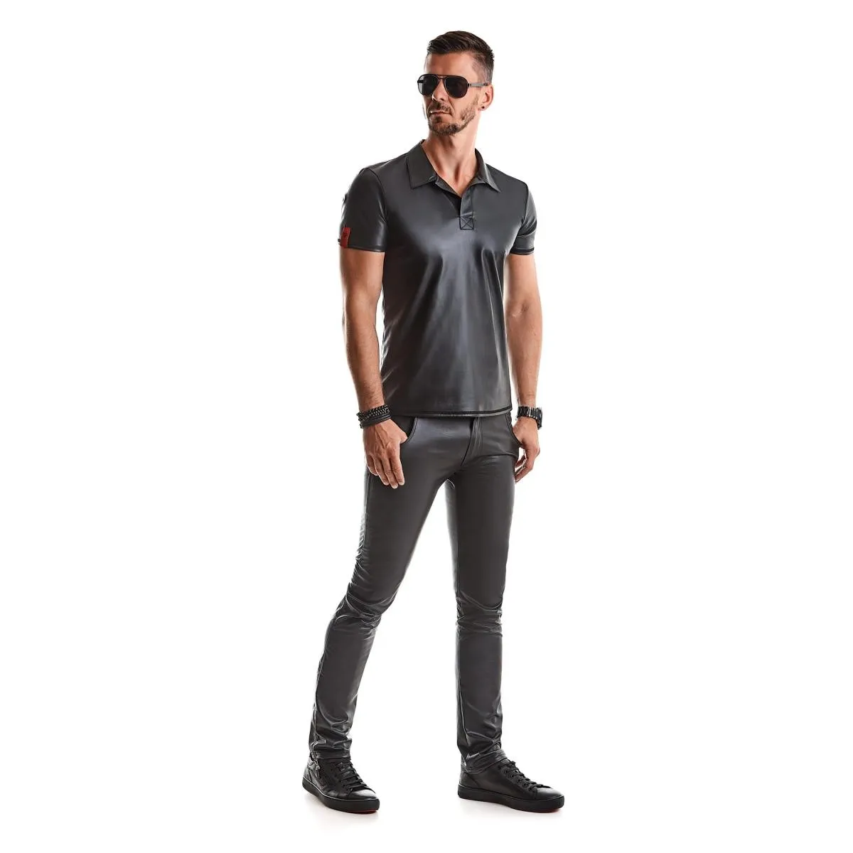 Herren T-Shirt RMRomano001 schwarz von Regnes Fetish Planet | Fesselliebe.de