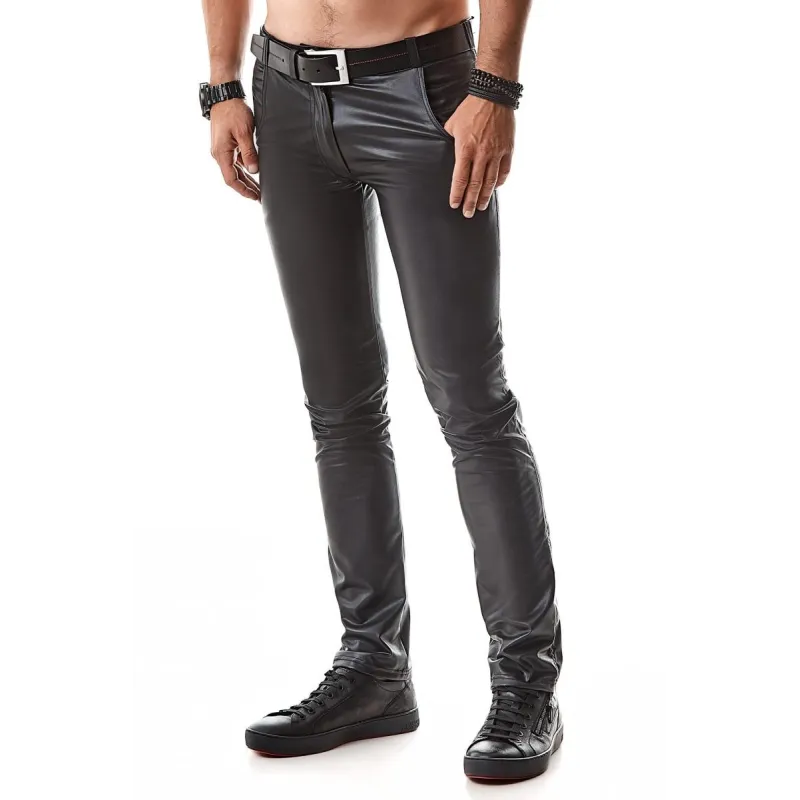 Lange Herren Hose RMVincenzo001 schwarz von Regnes Fetish PLanet | Fesselliebe.de
