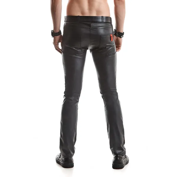 Lange Herren Hose RMVincenzo001 schwarz von Regnes Fetish PLanet | Fesselliebe.de