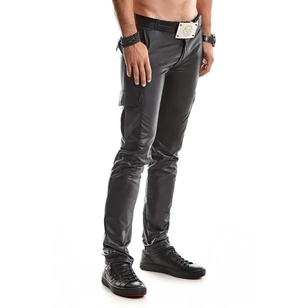 Lange Herren Hose RMMatteo001 schwarz von Regnes Fetish PLanet | Fesselliebe.de