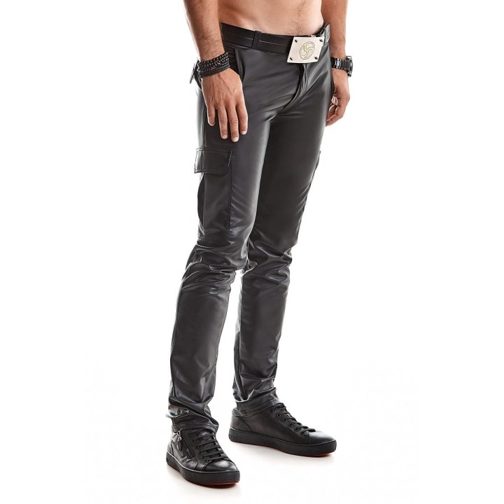 Lange Herren Hose RMMatteo001 schwarz von Regnes Fetish PLanet | Fesselliebe.de