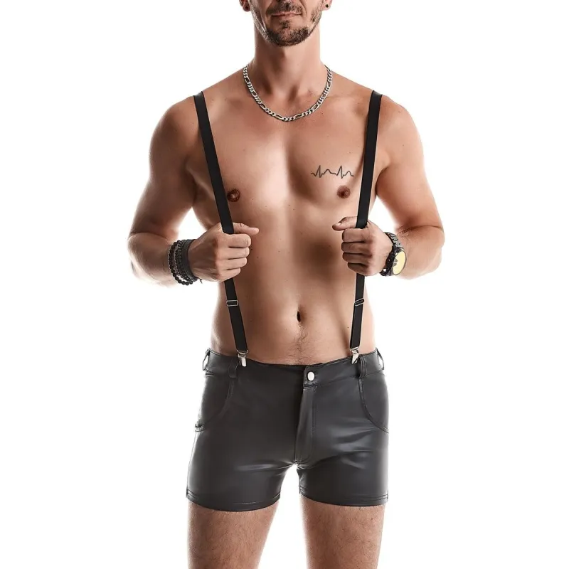 Herren Hoseträger RMGino001 schwarz von Regnes Fetish Planet | Fesselliebe.de