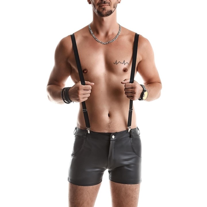 Herren Hoseträger RMGino001 schwarz von Regnes Fetish Planet | Fesselliebe.de