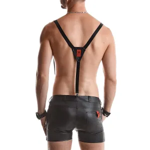 Herren Hoseträger RMGino001 schwarz von Regnes Fetish Planet