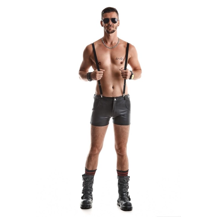 Herren Hoseträger RMGino001 schwarz von Regnes Fetish Planet | Fesselliebe.de