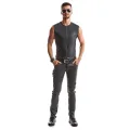 Herren Weste RMOttaviano001 schwarz von Regnes Fetish Planet