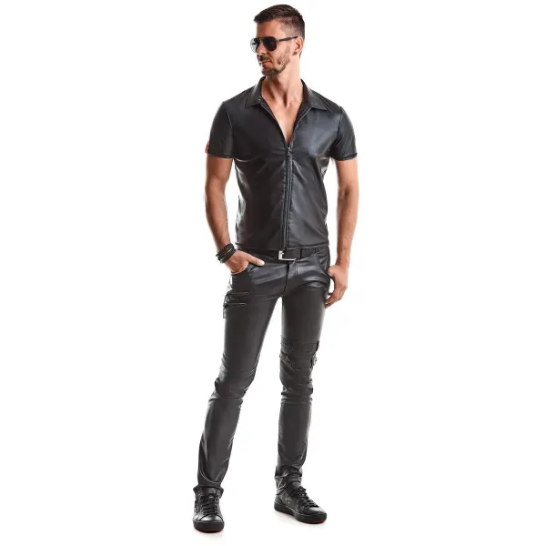 Herren T-Shirt RMRemo001 schwarz von Regnes Fetish Planet Red Mark 2 | Fesselliebe.de