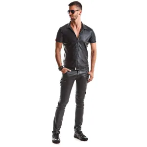 Herren T-Shirt RMRemo001 schwarz von Regnes Fetish Planet Red Mark 2