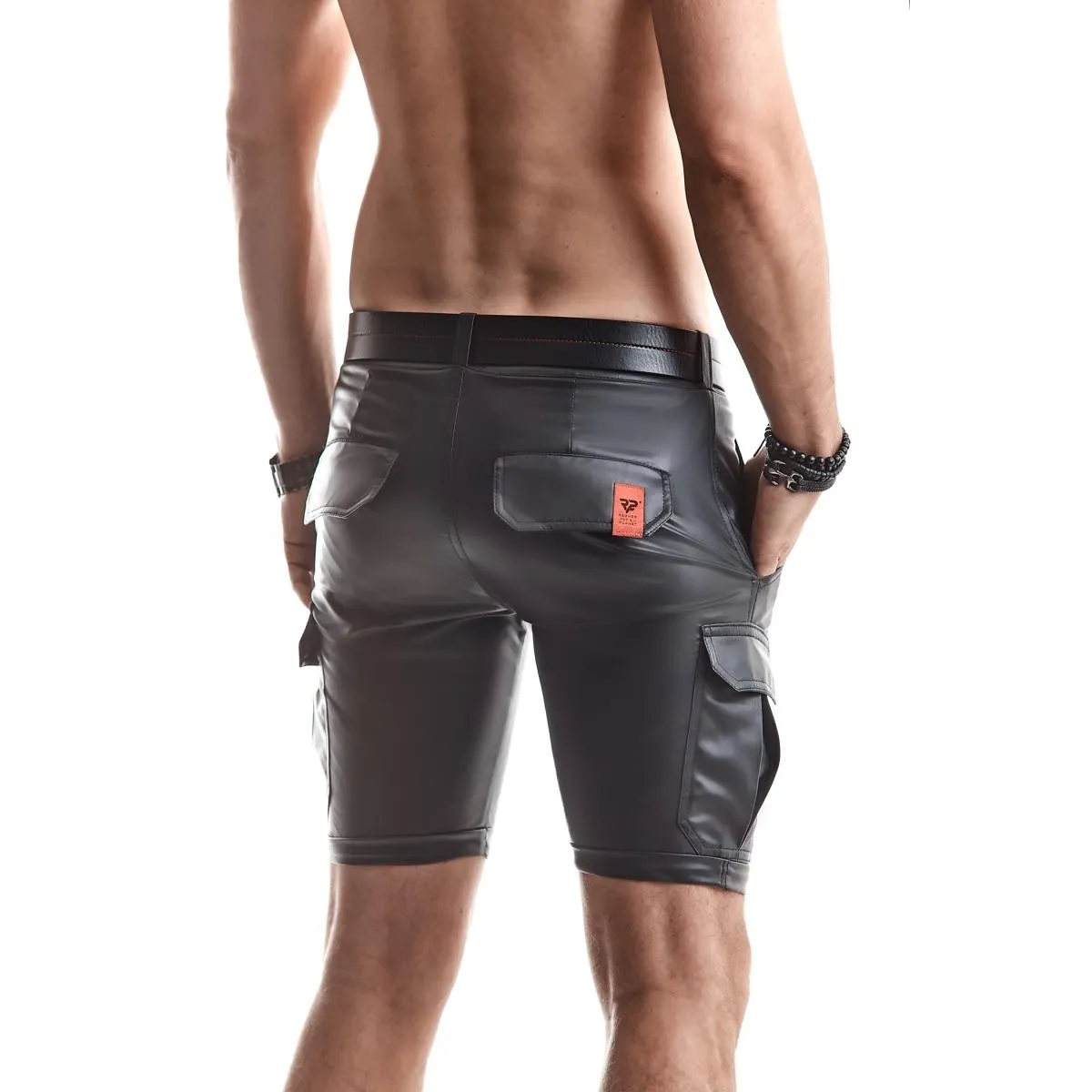 Herren Shorts RMLorenzo001 schwarz von Regnes Fetish Planet Red Mark 2 | Fesselliebe.de
