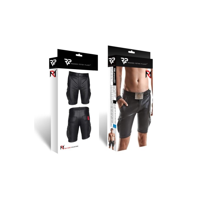 Herren Shorts RMLorenzo001 schwarz von Regnes Fetish Planet Red Mark 2 | Fesselliebe.de