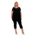 Schwarzer Pyjama H182234 von Hamana