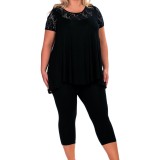 Schwarzer Pyjama H182234 von Hamana | Fesselliebe.de