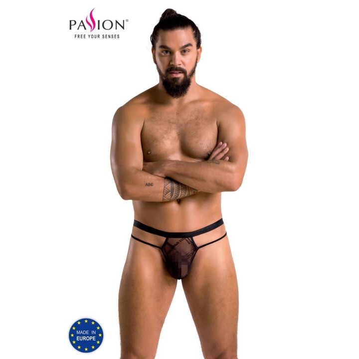Schwarzer Männer String 029 von Passion | Fesselliebe.de