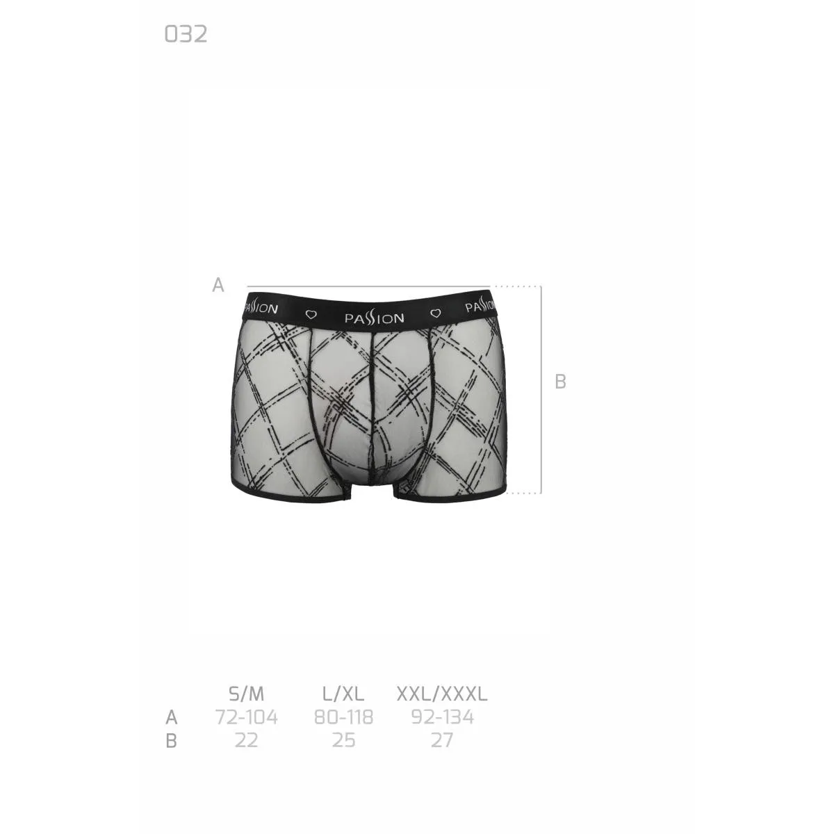 Schwarzer Männer Shorts 032 von Passion | Fesselliebe.de